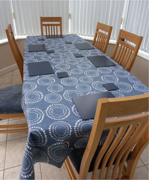 Henge Denim Oilcloth Tablecloth