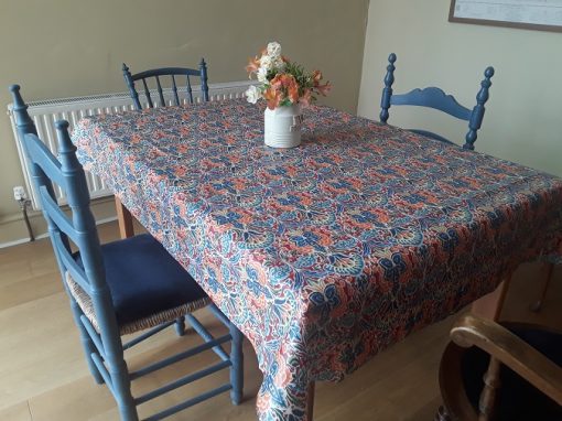 Rhapsody Ruby Matt Oilcloth Tablecloth