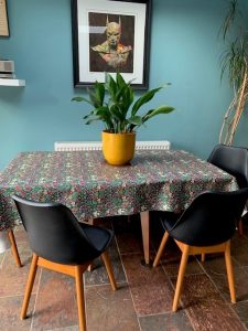 Wordsworth oilcloth tablecloth
