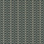 Orla Kiely Linear Stem Cool Grey Oilcloth
