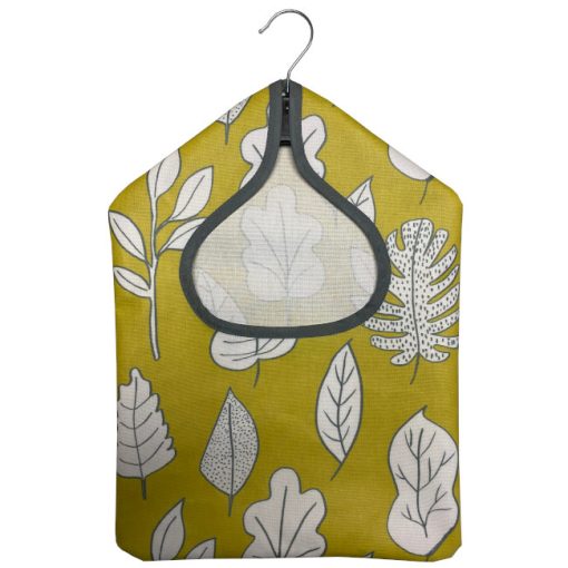 Sherwood Mustard Wipe Clean Oilcloth Peg Bag