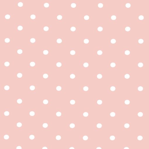Just Dotty Candy Pink Oilcloth Tablecloth