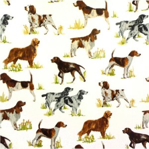Working Dogs Tan Gloss Oilcloth