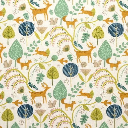 Scandi Forest Spring Matt Oilcloth Tablecloth